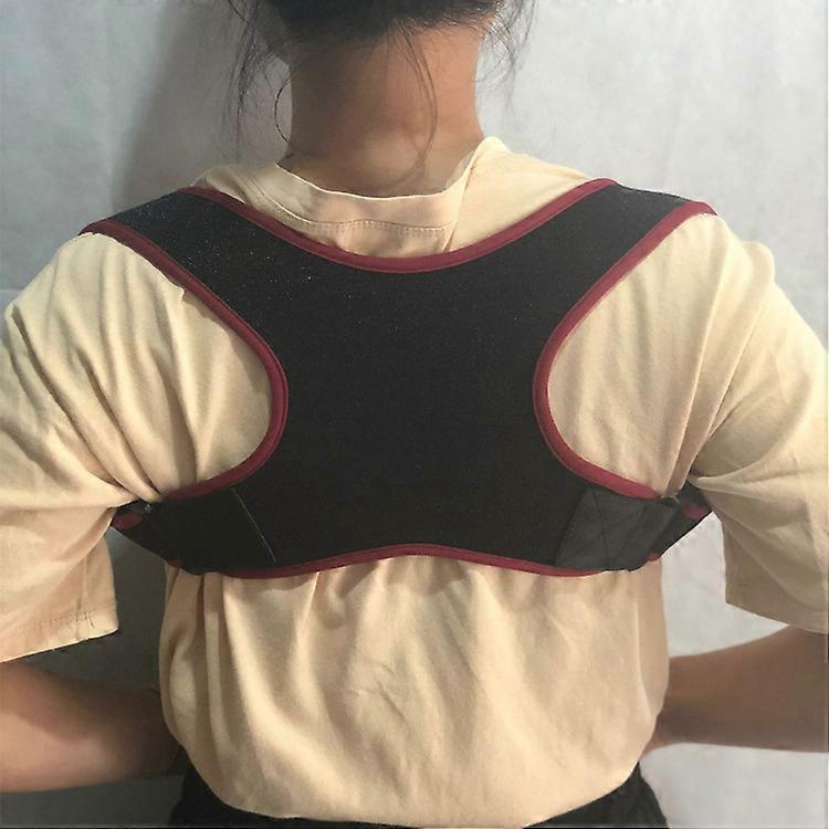 New back correction belt hunchback correction belt breathable collarbone posture adjustable corrector yoga back support spine