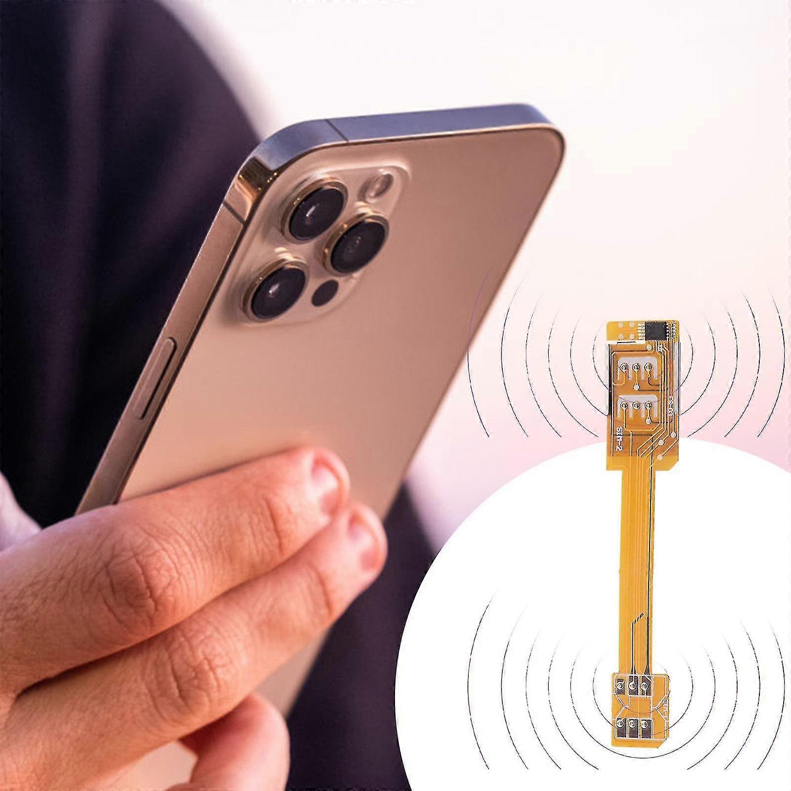 Dual Sim Card Adapter, The Dual Sim Card Technology Used By The Ultra-thin Chip  Uses Ios Mobile Phones, Not Suitable For Other Android System Mobile