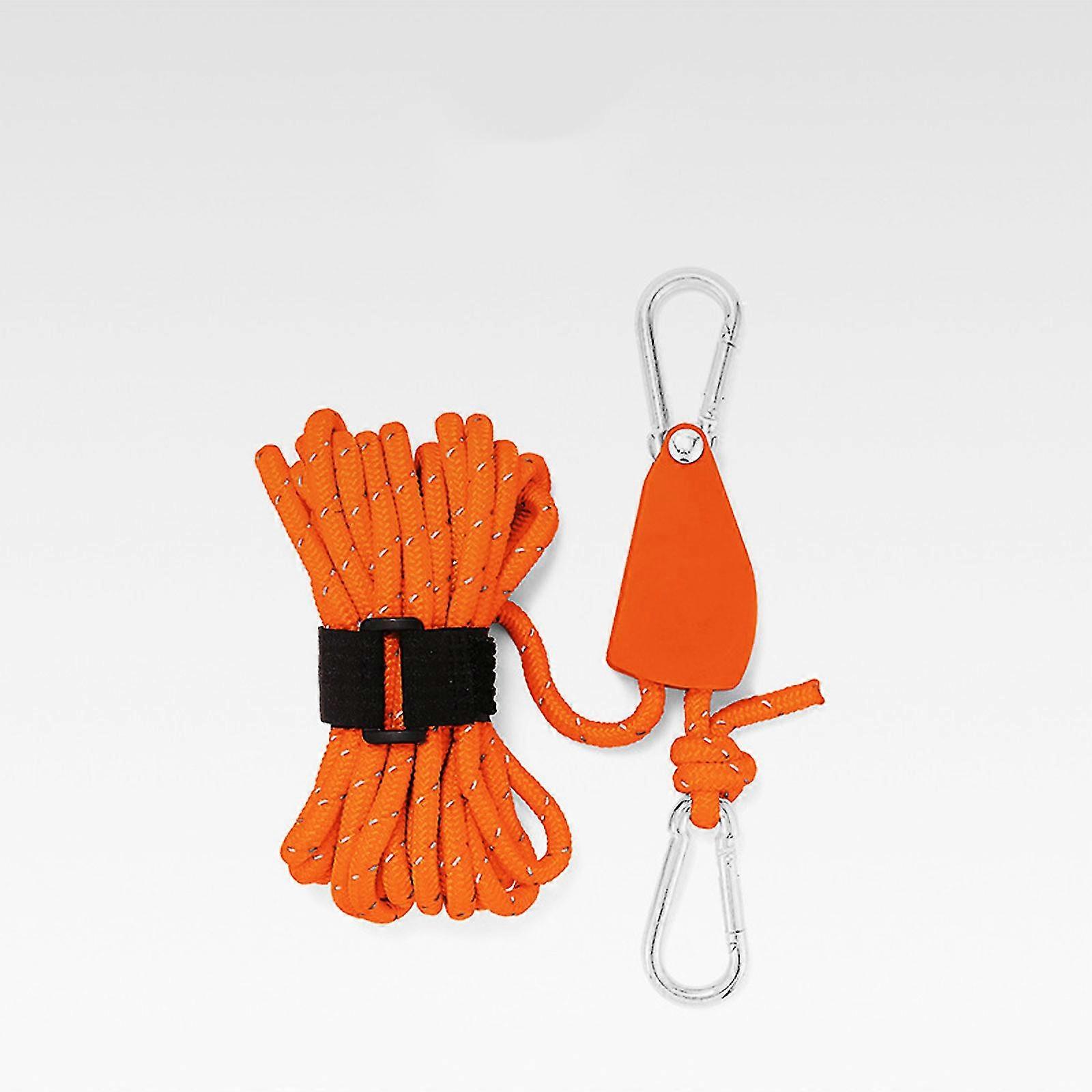 4/6mm în aer liber Guy Lines Cordoane cort Frânghie ușoară de camping cu aluminiu Guylines Adjuster Întinzător Pungă pentru prelată cort