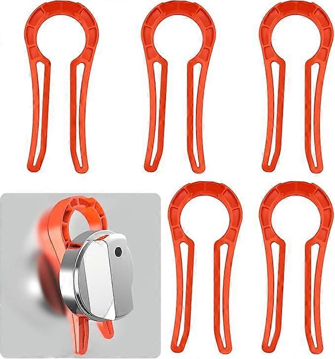 Stove Locks Child Safety, 5 Pack Stove Knob Locks with Universal Size, Clear View Stove Knobs Locks for Kids and Pets Proof