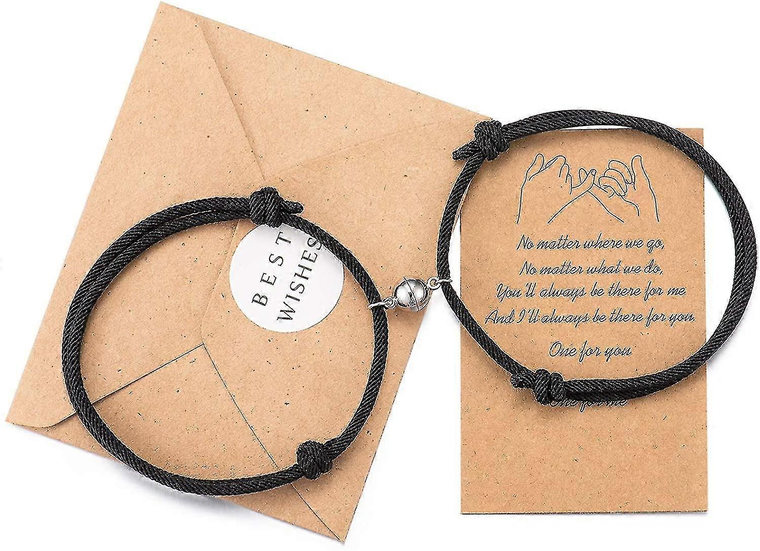 Magnetic Couple Bracelet Set