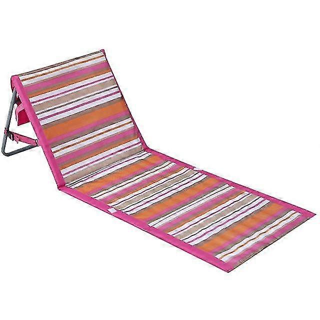 backrest beach ground chair waterproof cushion lounger folding camping