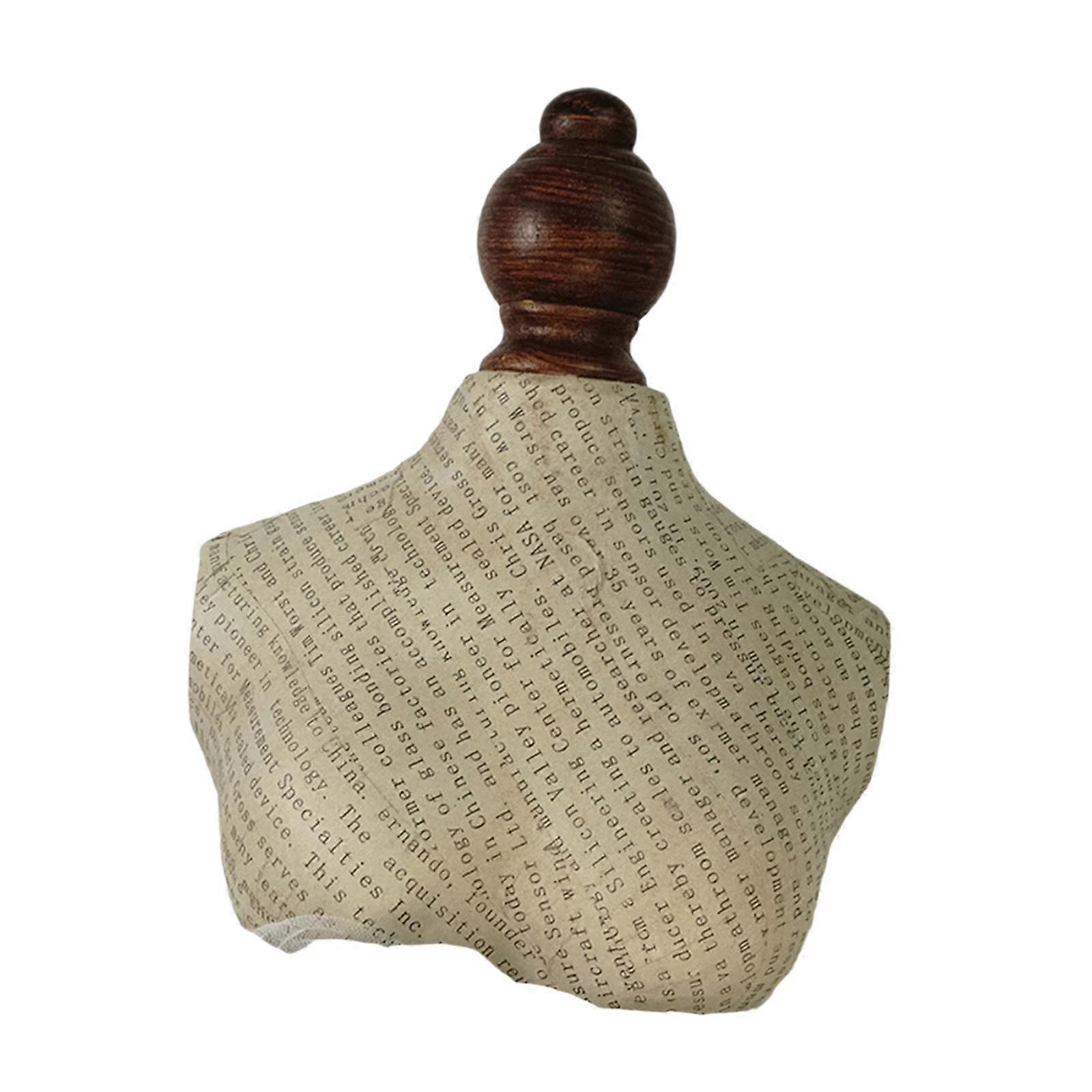 Body Necklace Display Stand Vintage Style Model for Counter Desktop Showcase Short