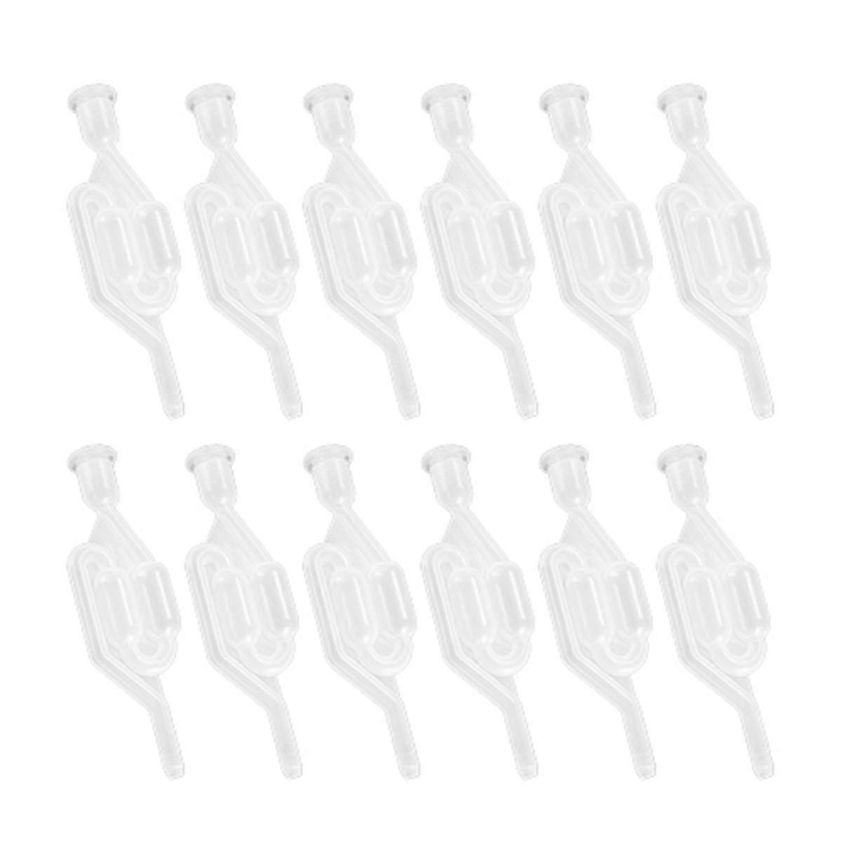 12PCS S-Type Winemaking Check Valves for Brewing and Fermentation