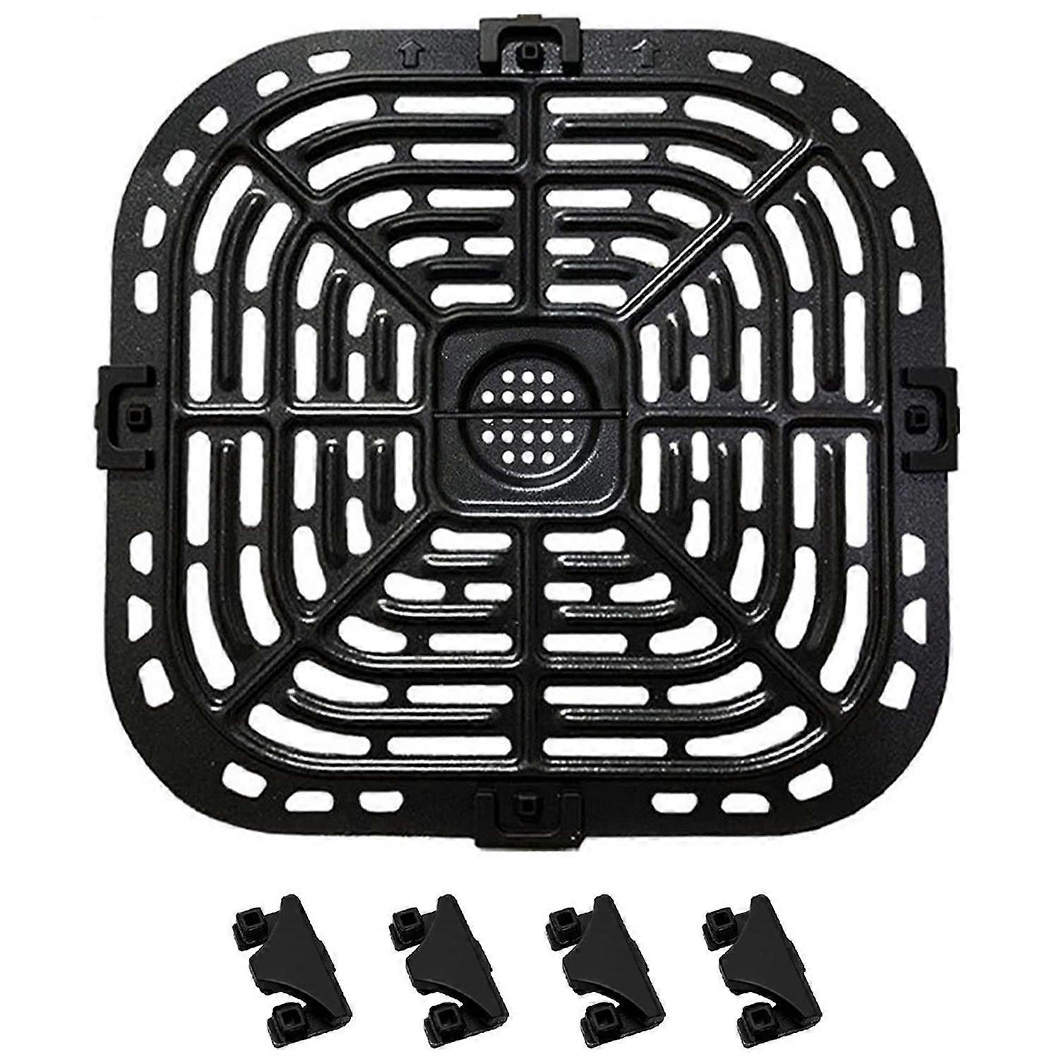 1 Set Grill Plate Food Grade Non-stick Fryer Grill Pan Removable Fryer Replacement Part for Instant