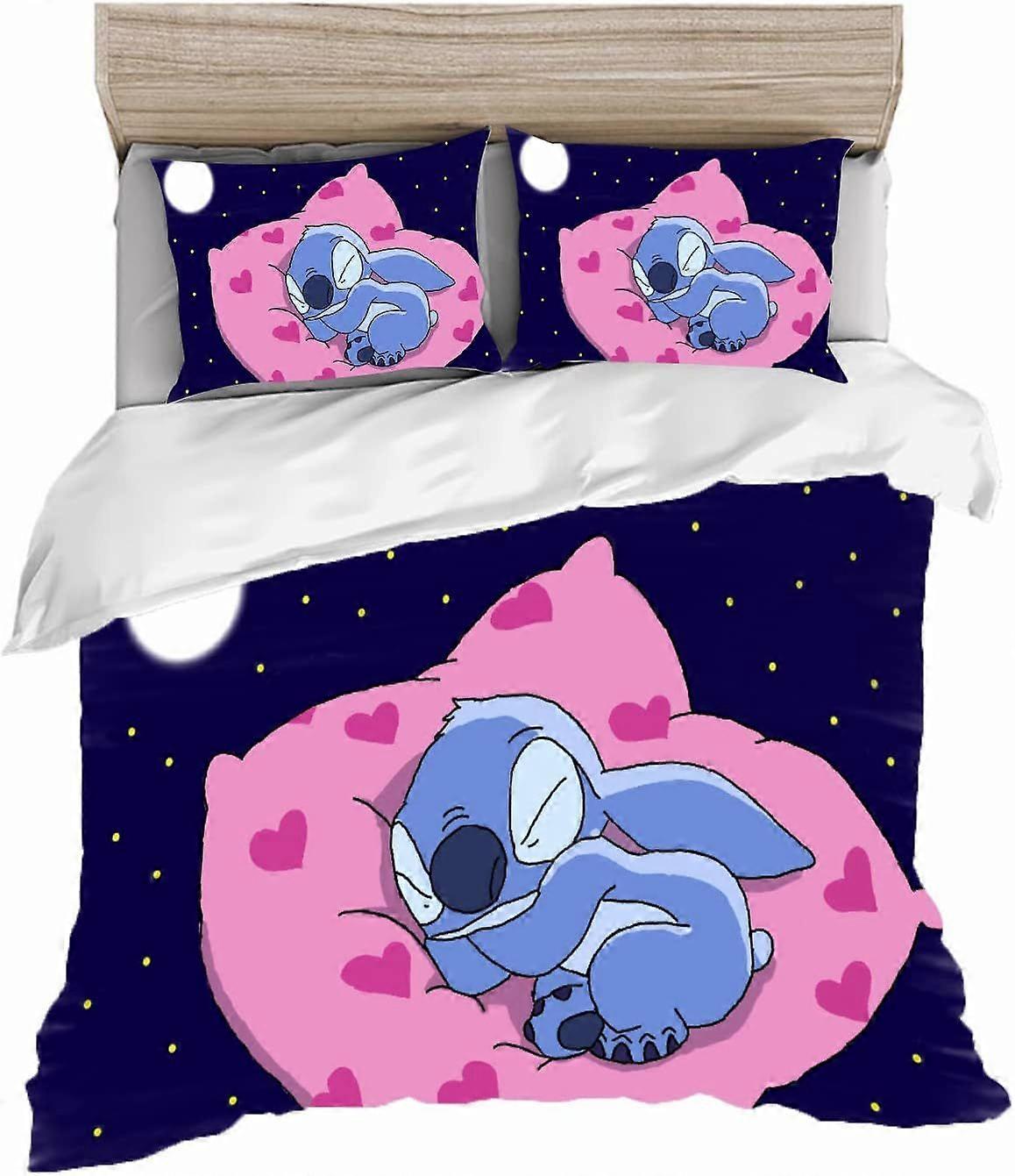 Lilo & Stitch, Lilo og Stitch Polycotton mikrofiber barneseng sett, for gutter og jenter