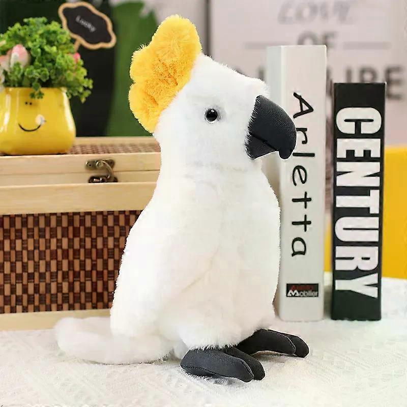 25 سنتيمتر نابض بالحياة ببغاء أفخم لعبة محاكاة الببغاء دمية الكرتون محشوة الطيور أفخم دمية هدية عيد ميلاد للأطفال ديكور المنزل