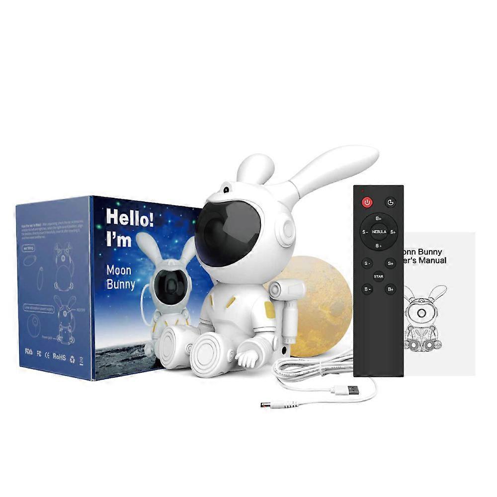 Proiettore Space Bunny Star - Lampada Moon Hare Galaxy