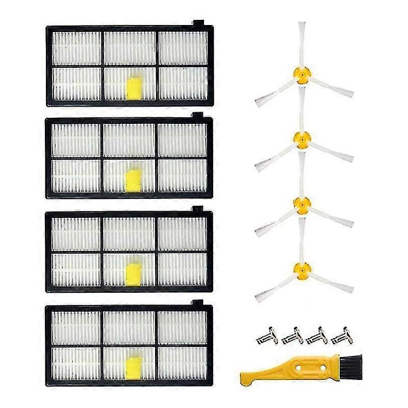 Vacuums Accessories 4 Filters 4 Side Brushes 1 Cleaning Brush