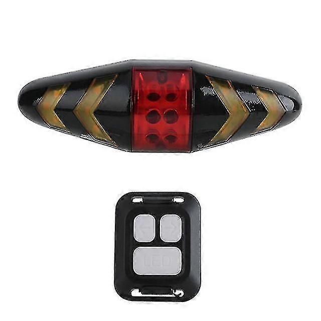 2022 Rear Lamp Smart Bike Wireless Remote Turn Signal Lights Bicycle Led Taillight Easily Installation Personal Bicycle Parts