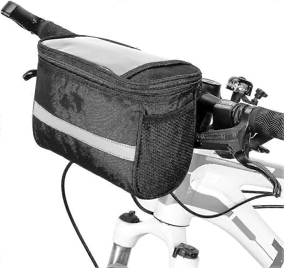 Bicycle Handlebar Bag Isolated Front Pocket Mtb Handlebar Bag
