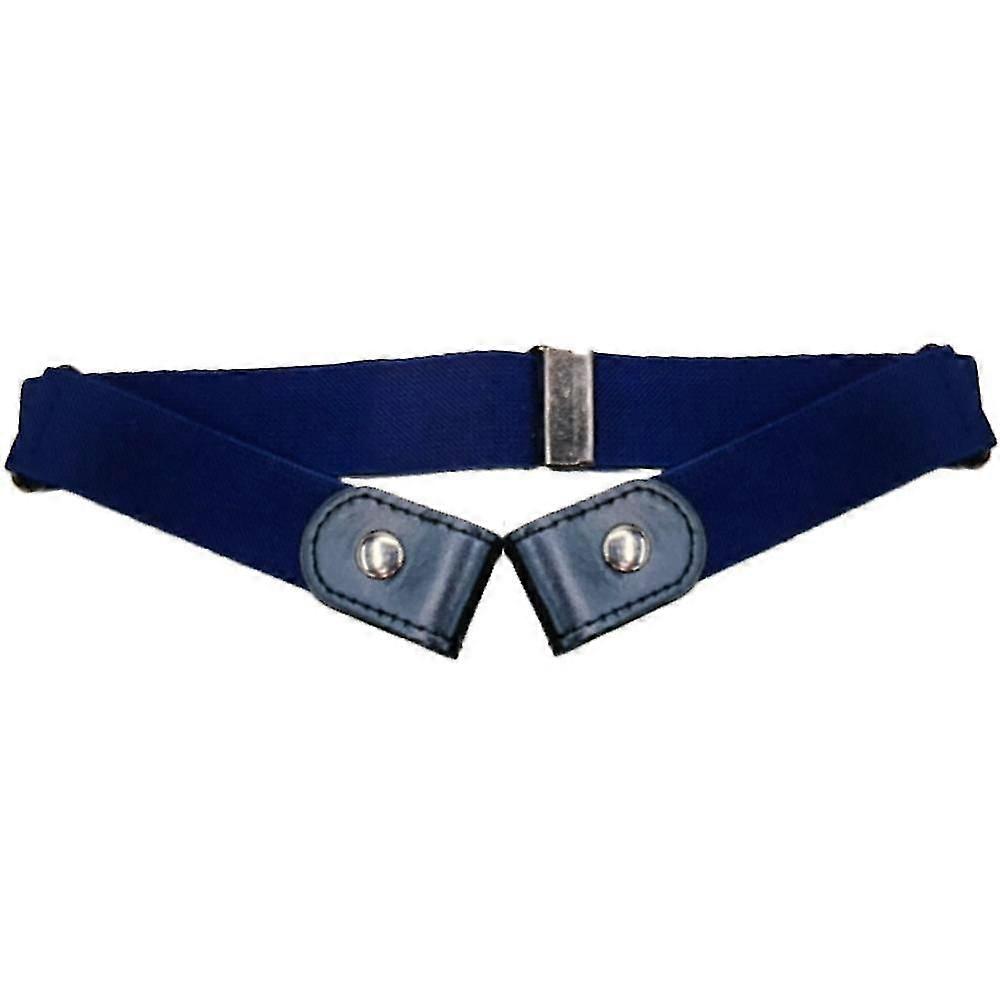 2 Pack No Buckle Free Elastic Belt Comfortable Adjustable Invisible Stretch Waist Belt For Jeans Shorts Pants