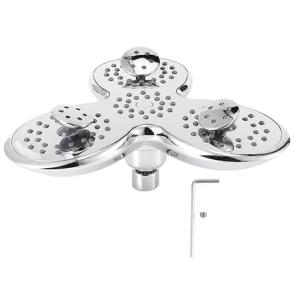 G1/2in Top Sprayer Adjustable Rainfall Shower Head Concealed Installation Bathroom Accessories