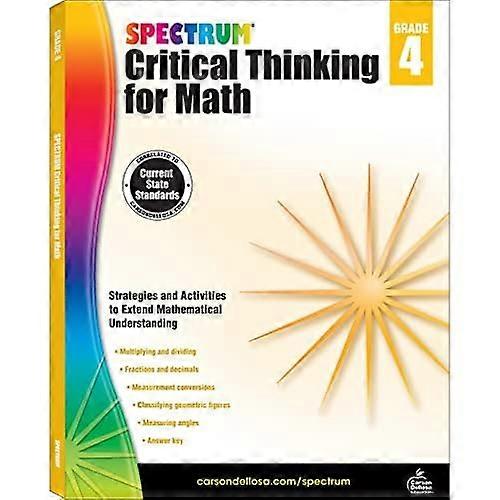 Spectrum Critical Thinking for Math, Grade 4 (Spectrum)