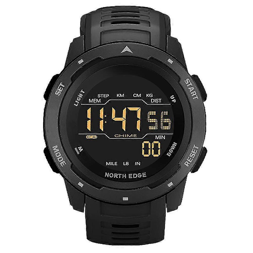 Men Digital Watch Men's Sports Watches Dual Time Pedometer Alarm Clock Waterproof 50m Digital Watch Military Clock
