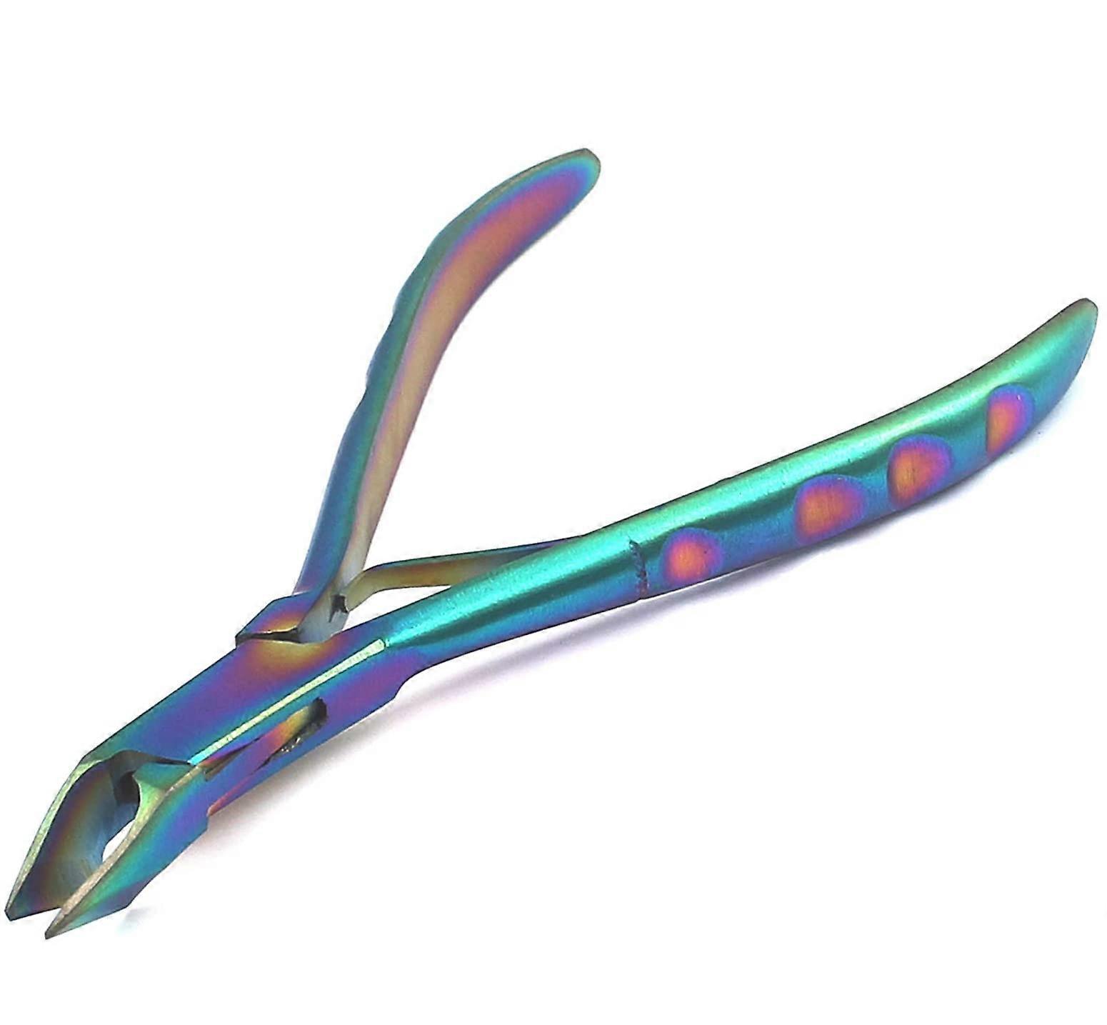 Rainbow A+ quality cuticle nipper nail clipper tool 