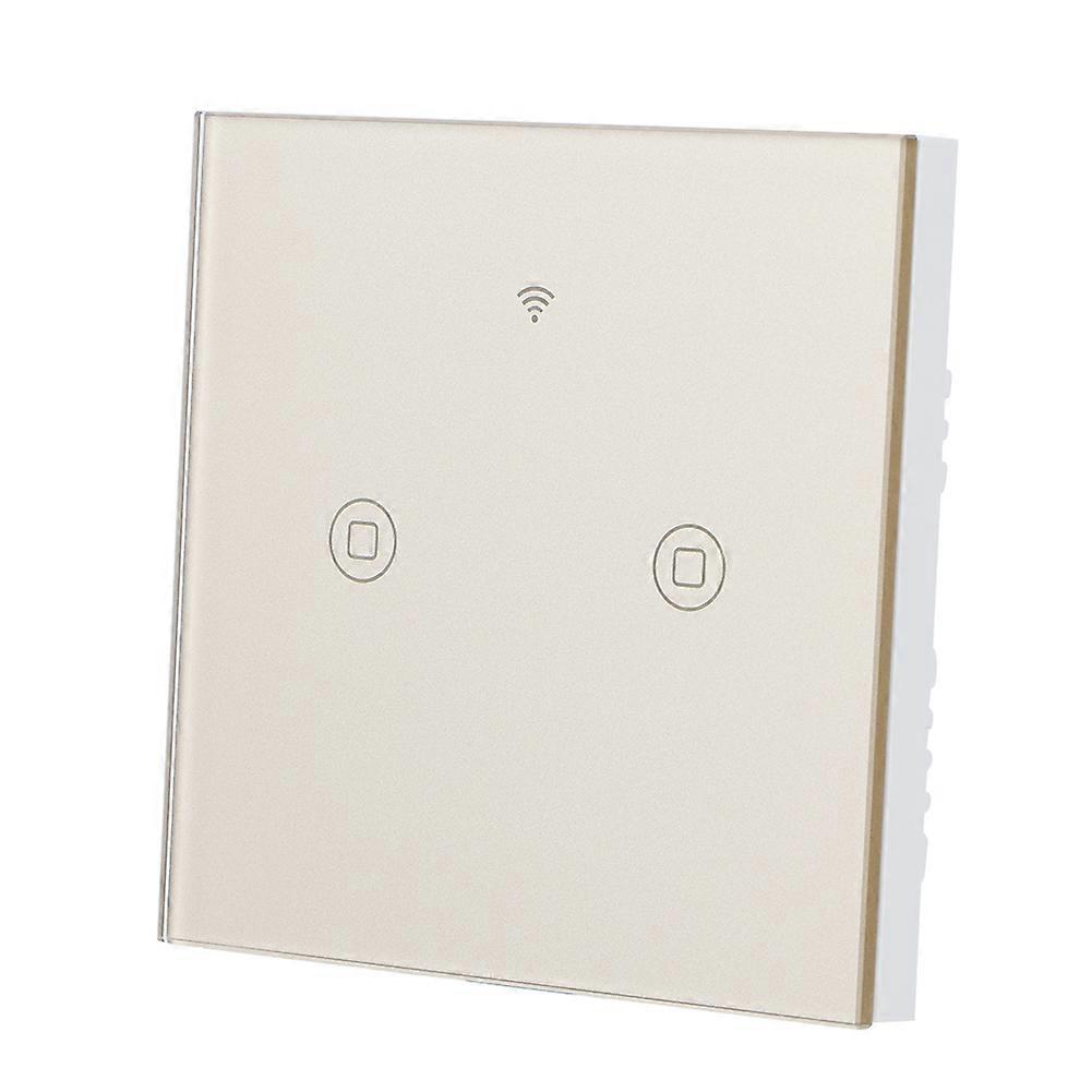 High Power Wifi Smart Sensor Switch Controller Glass Panel 100-240V(2 gangs)