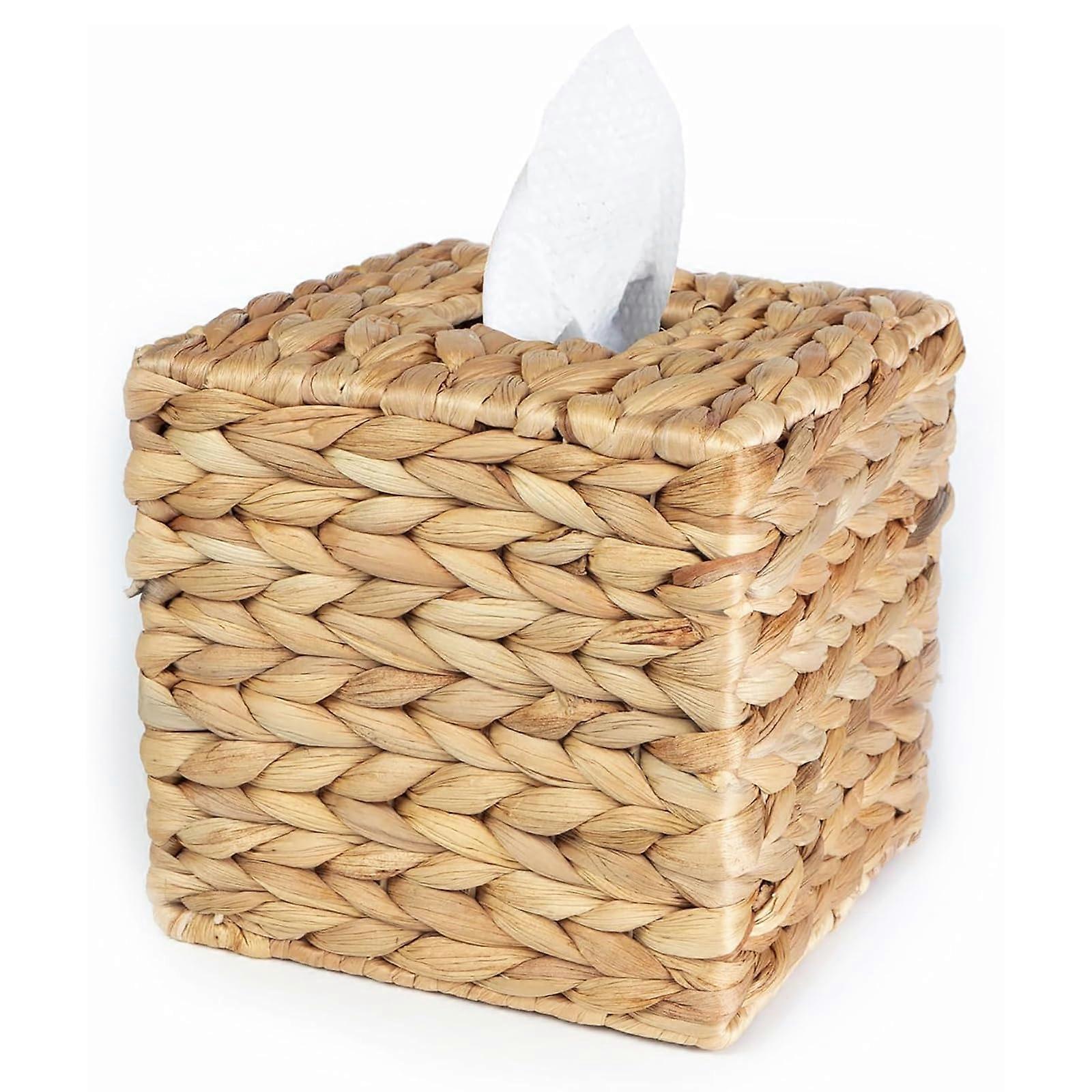 Hand-Made Tissue Holder for Bathroom or Office Storage Accessory