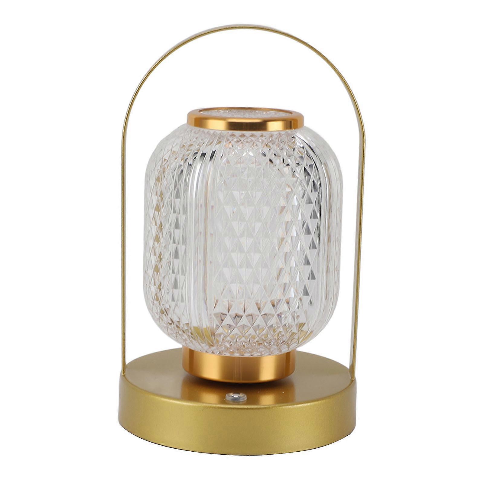 Cordless Table Lantern Battery Operated Dimmable USB Type C Rechargeable Touch Control Portable LED Bedside Lamp Table Lantern for Outdoor Camping