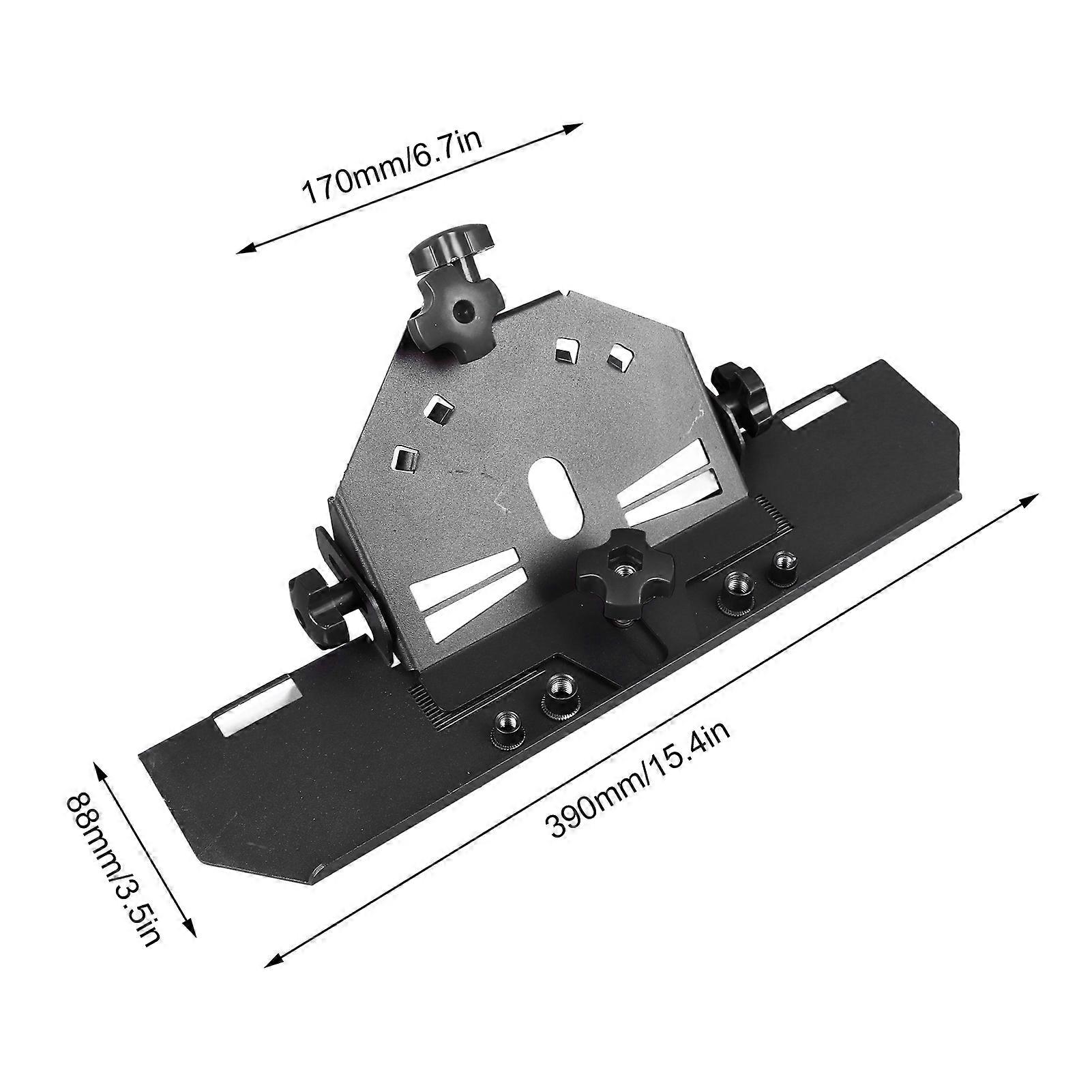 Tile Chamfering Machine 45° for 115/125 Angle Grinder Black Metal