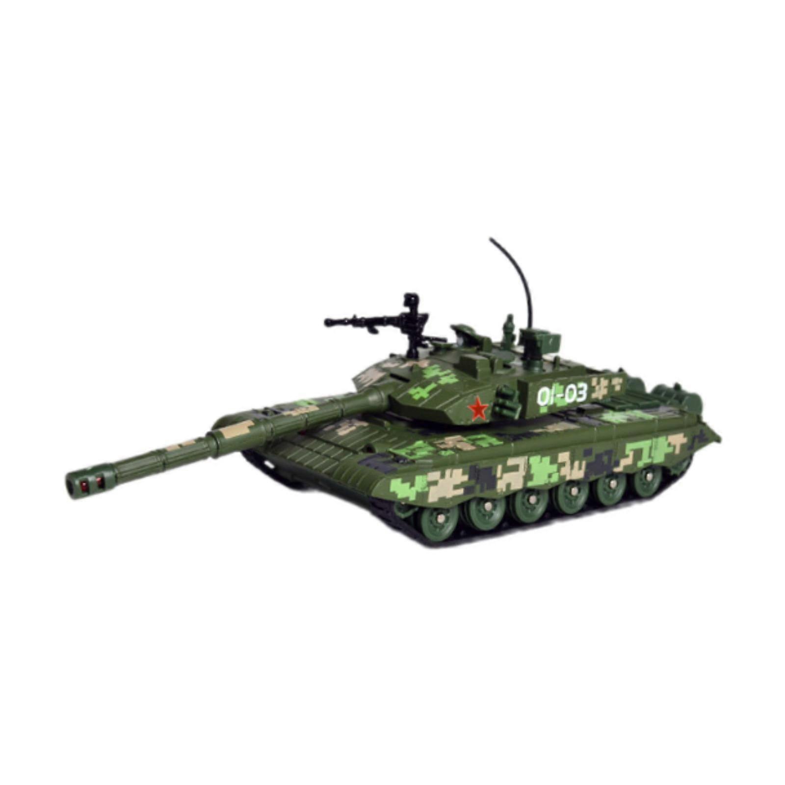 Armored Tank Model Tracked Crawler Chariot Home Decor Simulation Diecast Alloy