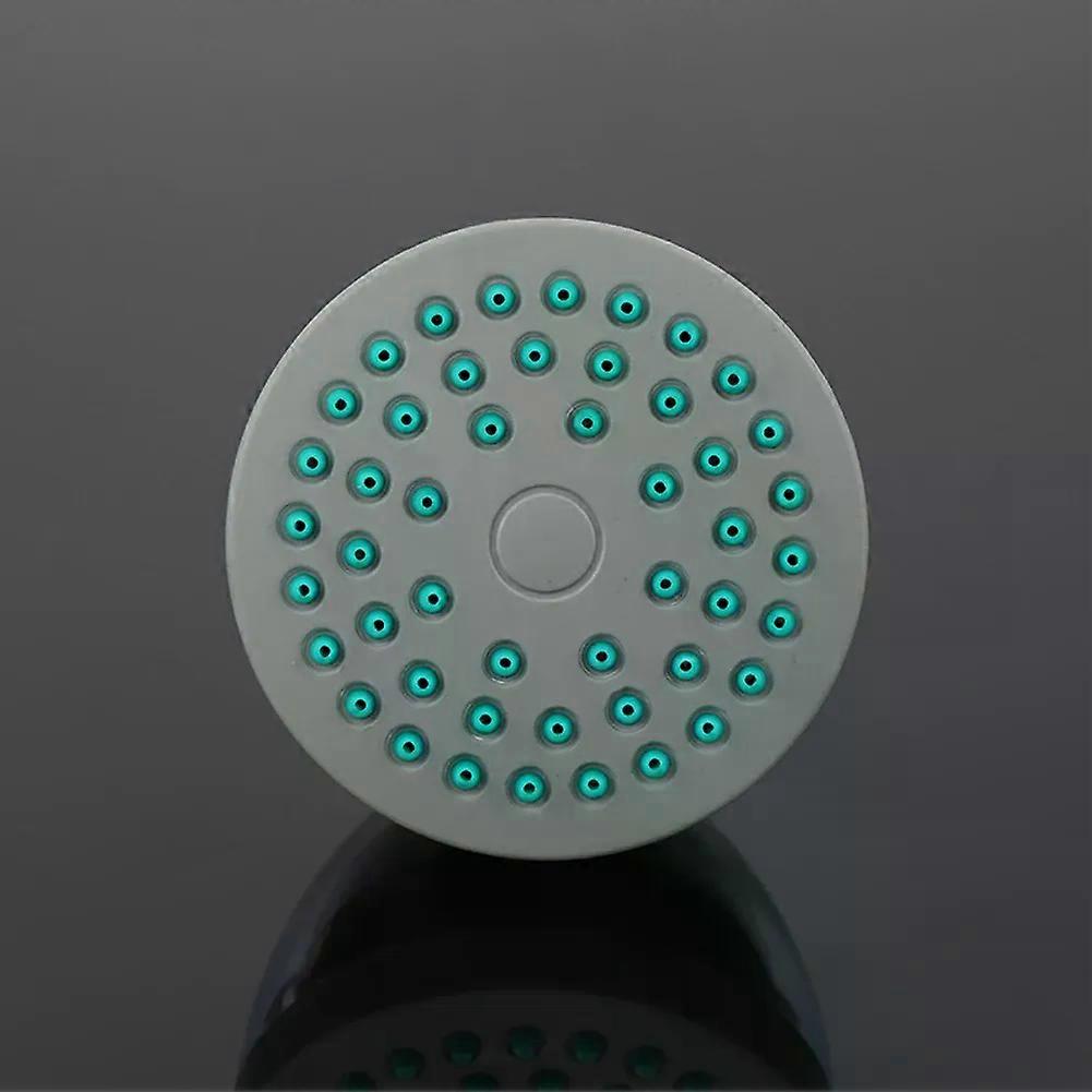 New Shower Head Top Plating Power Replacement Rotate Round Showerhead 360 degrees ABS Plastic Adjustable