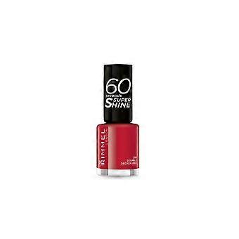 Rimmel London 60 Sekunder Super Shine Neglelak 8ml - 310 Dobbeltdækker Rød
