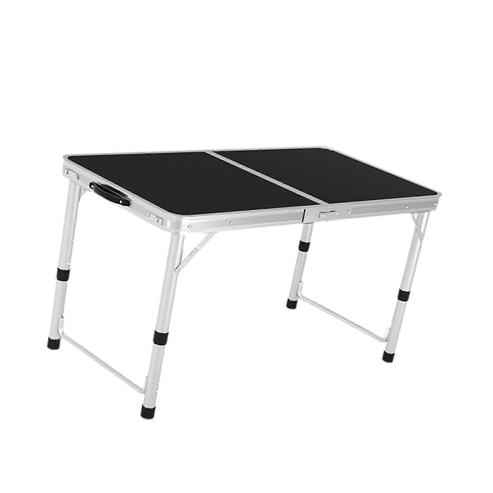 Folding Table Multiuse Camping Table Foldable for Travel Backpacking Fishing Round Tube