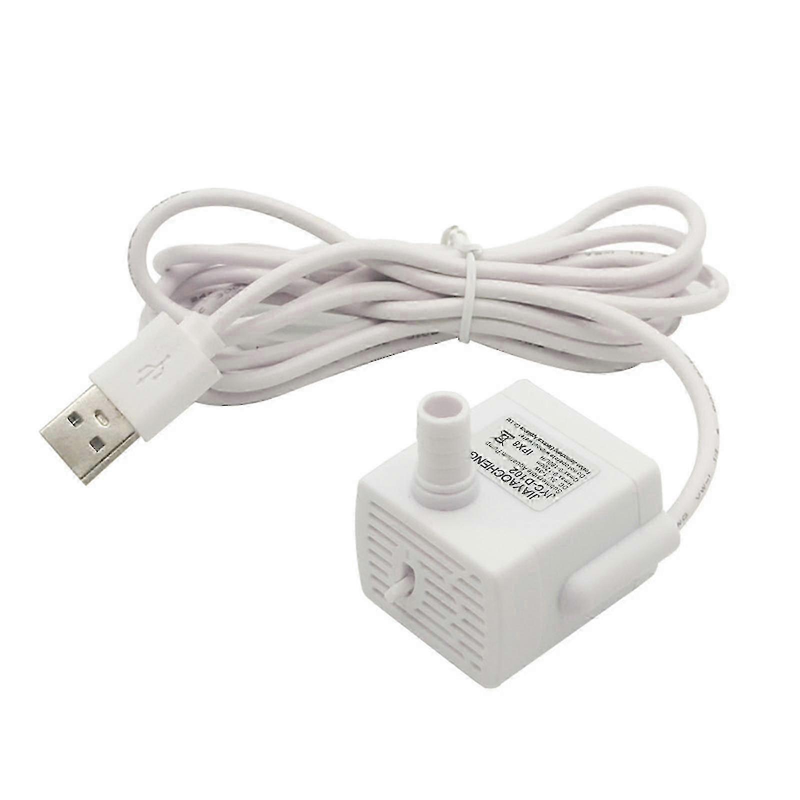 Replacement Pump For Pet Fountains Quiet Motor 3 Levels Adjustable Water Flow
