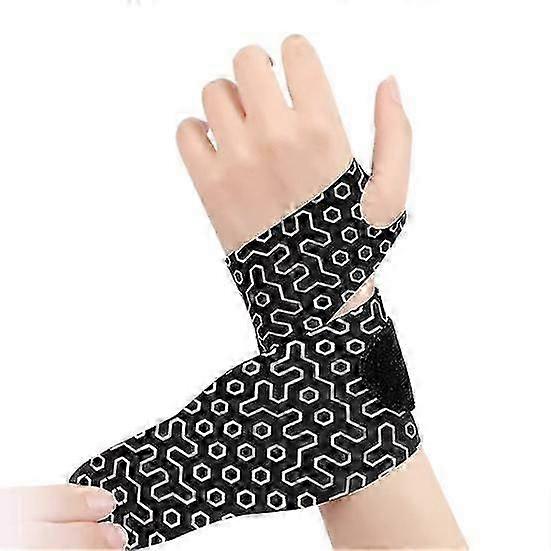Sports Wristband Ultra-Thin Carpal Tunnel Support Pain Relief Arthritis Tendonitis Wrist Brace Right And Left Hand Compression Elastic Wrist Wraps