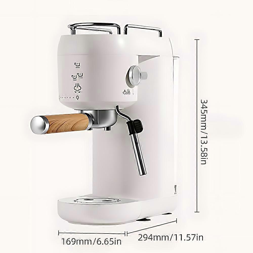 Electric Coffee Machine with Automatic Milk Frothing System 1400W 20Bar Mini Coffee Maker with Porta