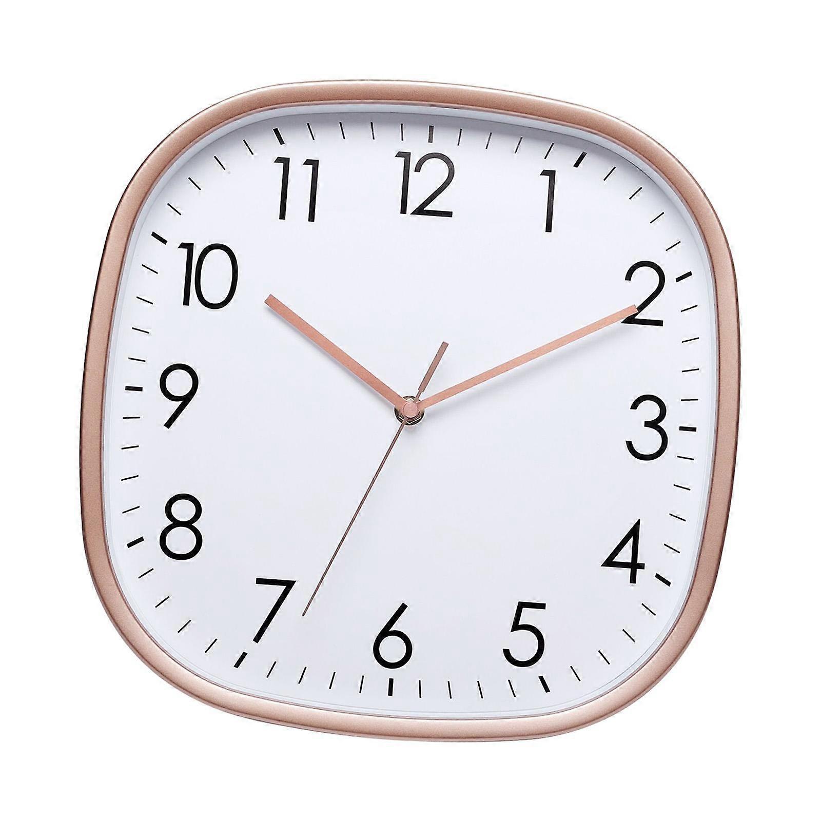 Wall Clock Digital Lightweight Hanging Design Non Ticking Creative Large Square