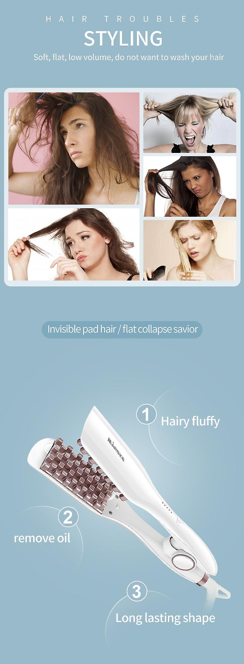 Marske Corrugated Hair Crimping Iron Splint Fruugo DK