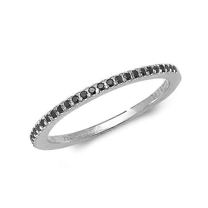 Diamond Jewellery 18K White Gold Diamond Band Ring RDQ179WB