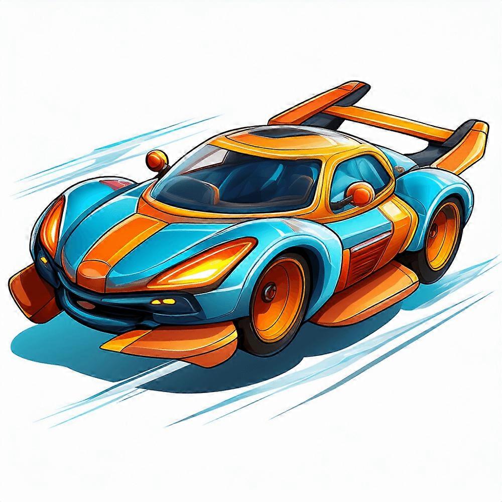 Iron-on patch Cartoon Car