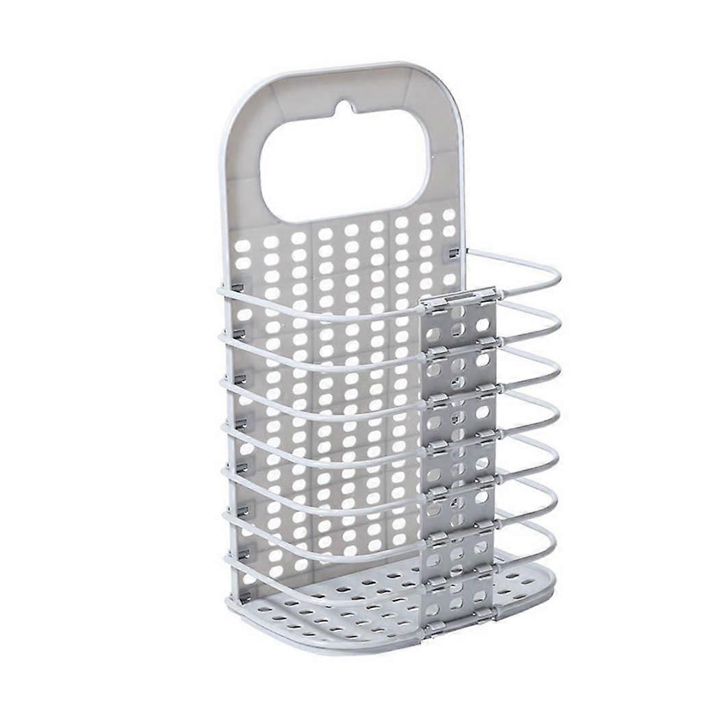 Folding Hanging Laundry Basket Dirty Clothes Storage
