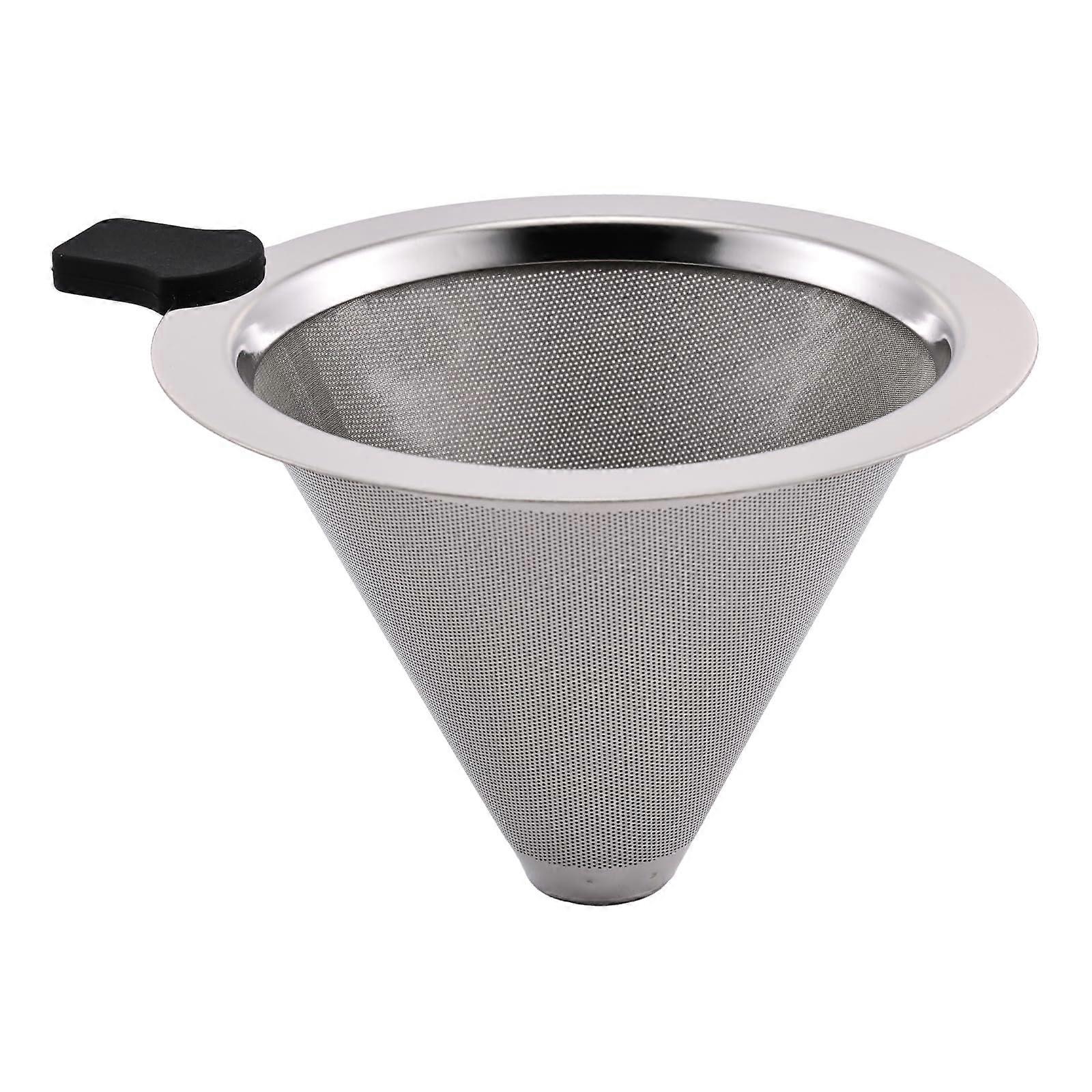 Coffee Filter Dripper, Reusable Stainless Steel Drip Coffee Maker with Paperless Design for Perfect Brewed Coffee