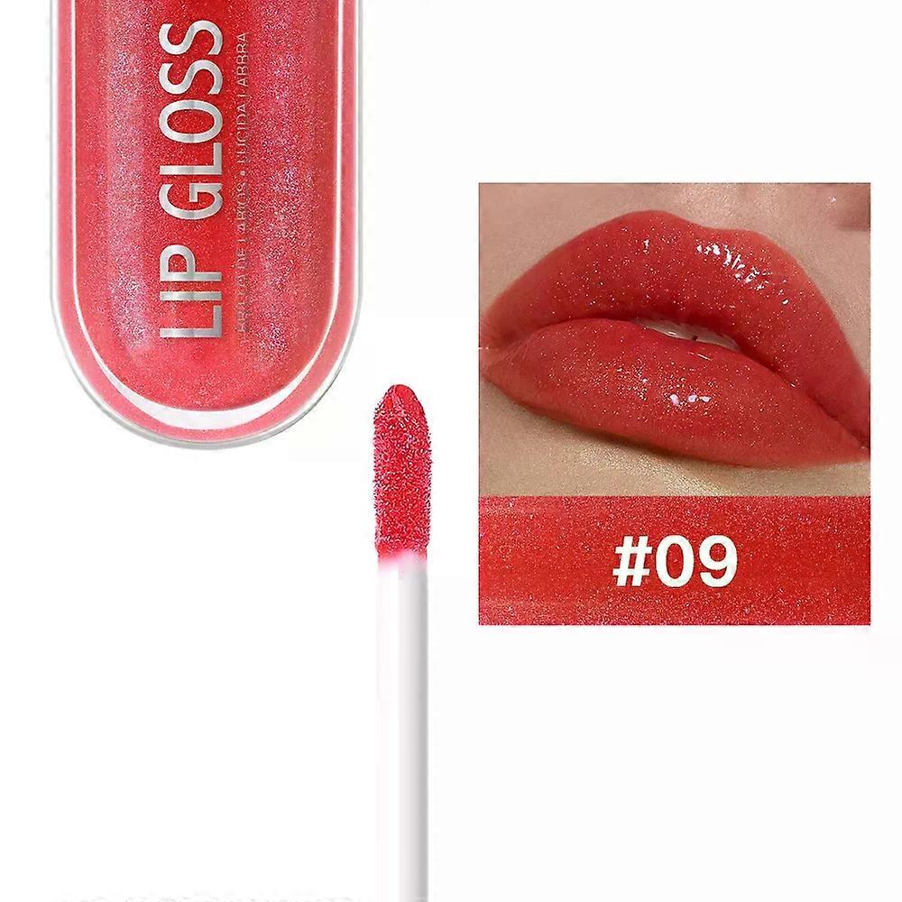 USHAS 12 χρώματα Glitter Lip Gloss μακράς διαρκείας διαμάντι μαργαριταρένιο μεταλλικό υγρό κραγιόν ενυδατικά καλλυντικά γλάστρα χειλιών