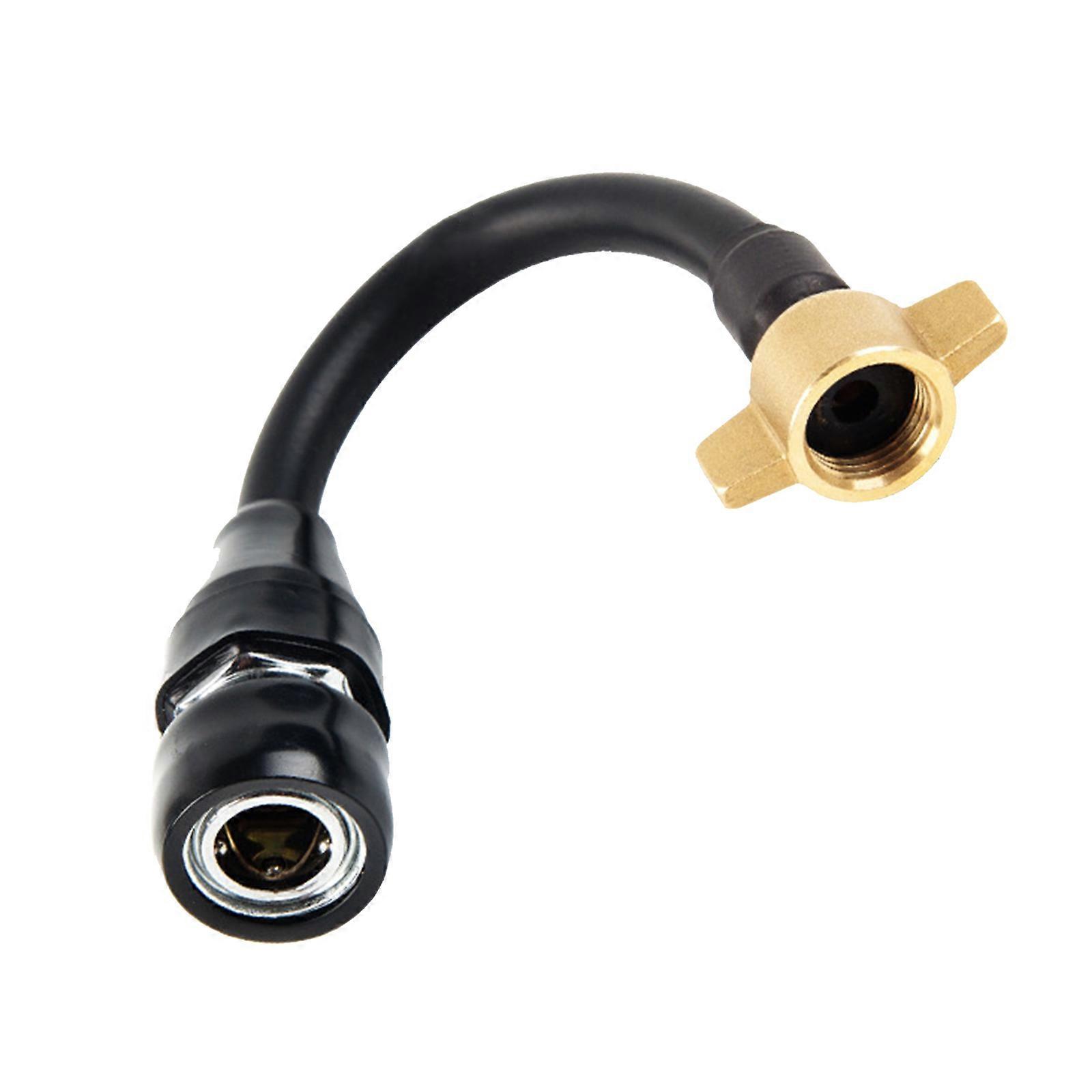 Industrial Grade High-Pressure Air Intake Connector with SP20 Thread 3-layer Material Air Pipe Compact-size Durable 20CM