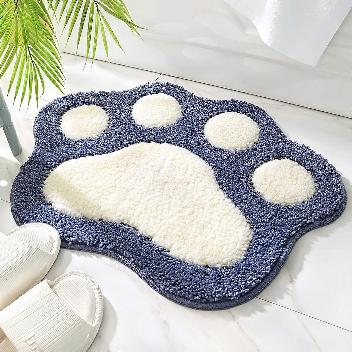 Soft Non-Slip Water Absorbent Thick Bath Mat for Bathroom 17x23