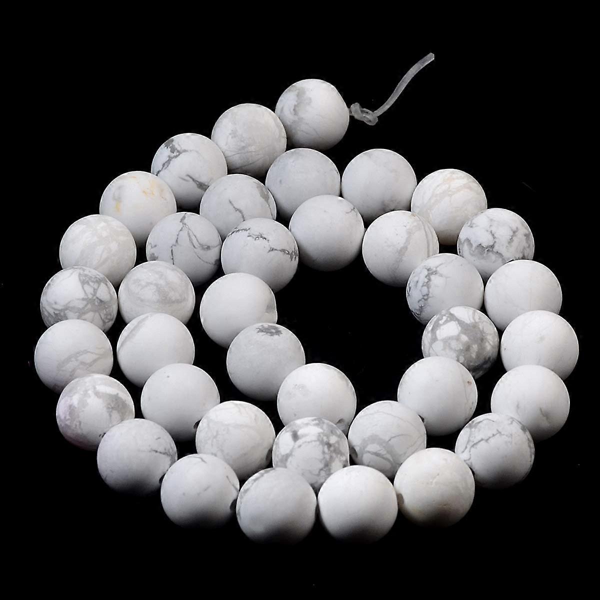 Natural Matte Gemstone Round Spacer Beads 8mm for Jewelry Making, DIY Crafts, and Beading Projects