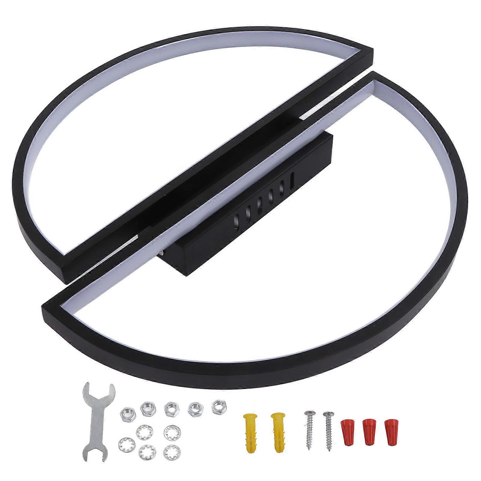 Semicircle Semicircle Design Simple Style Warm Durable Metal LED Ceiling Light for Bedroom Kitchen