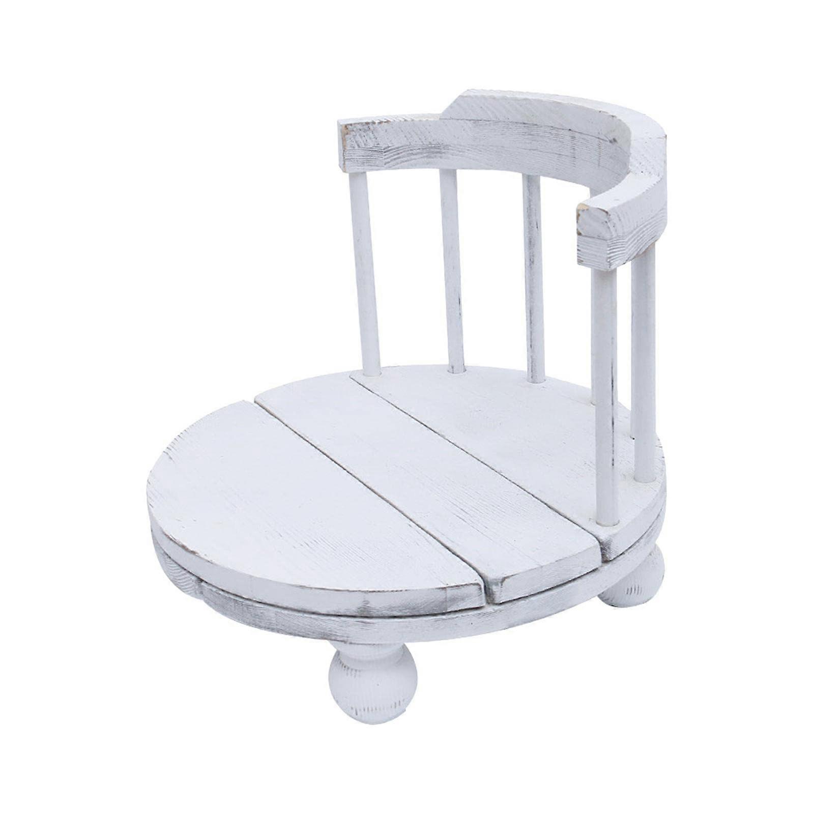 Seat Infant Filming Chair Vintage Tiny Sofa for Newborn Photography, Mini Posing Stool for Boys and Girls, Photo Studio Prop