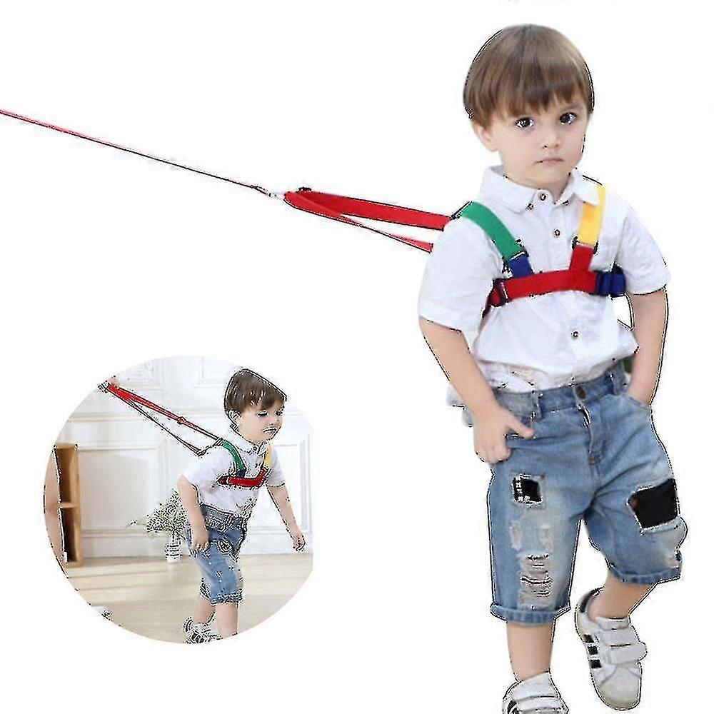 רצועת בטיחות אנטי אבודה בטיחות תינוק רתמת הליכה ילד פעוט ילד חבל רצועה הליכה יד חגורת כחול- Aespa x