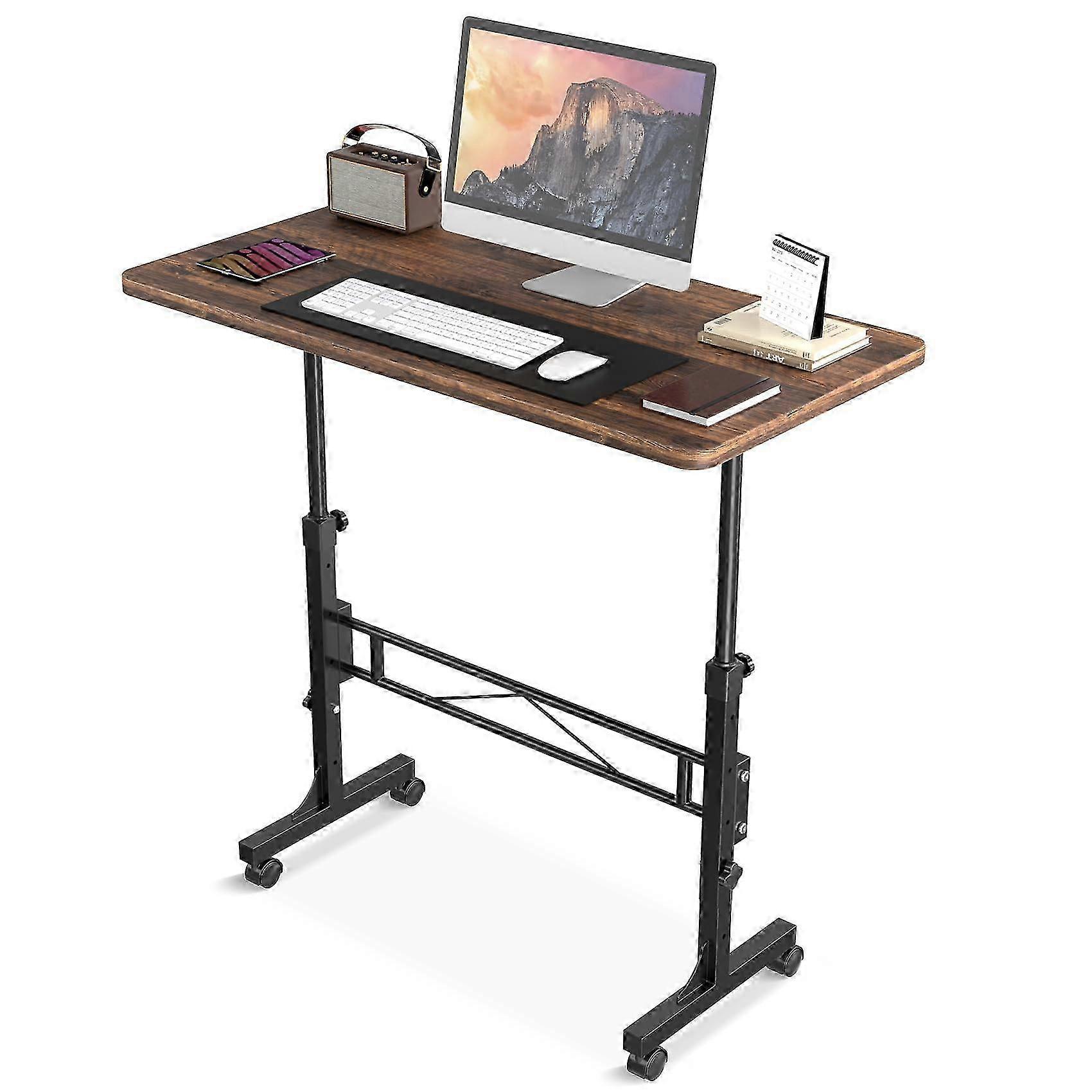 Adjustable Height Mobile Standing Desk for Walking Pad Treadmill 32 Inch