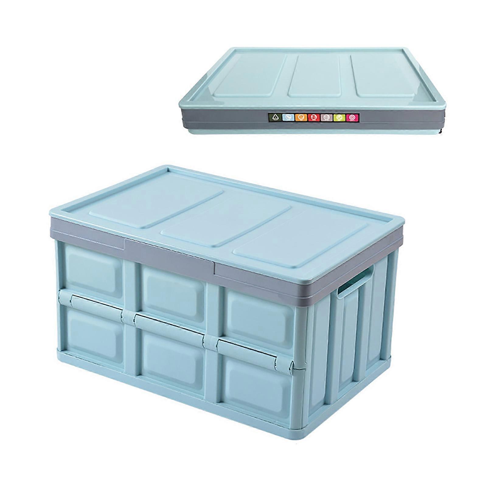 Car Trunk Storage Organizer Foldable Multifunctional 55L Trunk Organizer Storage Box