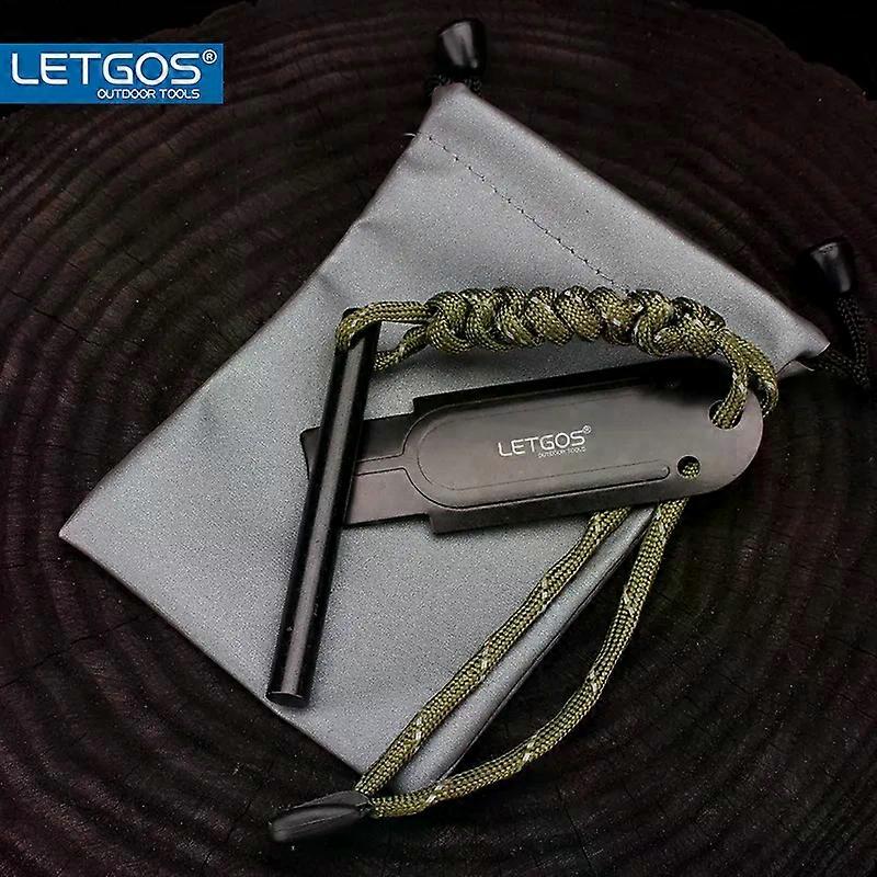 المغنيسيوم فيرو رود النار كاتب أداة البقاء على قيد الحياة ث / مظلة حبل لنيران المخيمات المشي لمسافات طويلة حقائب الظهر معدات التخييم