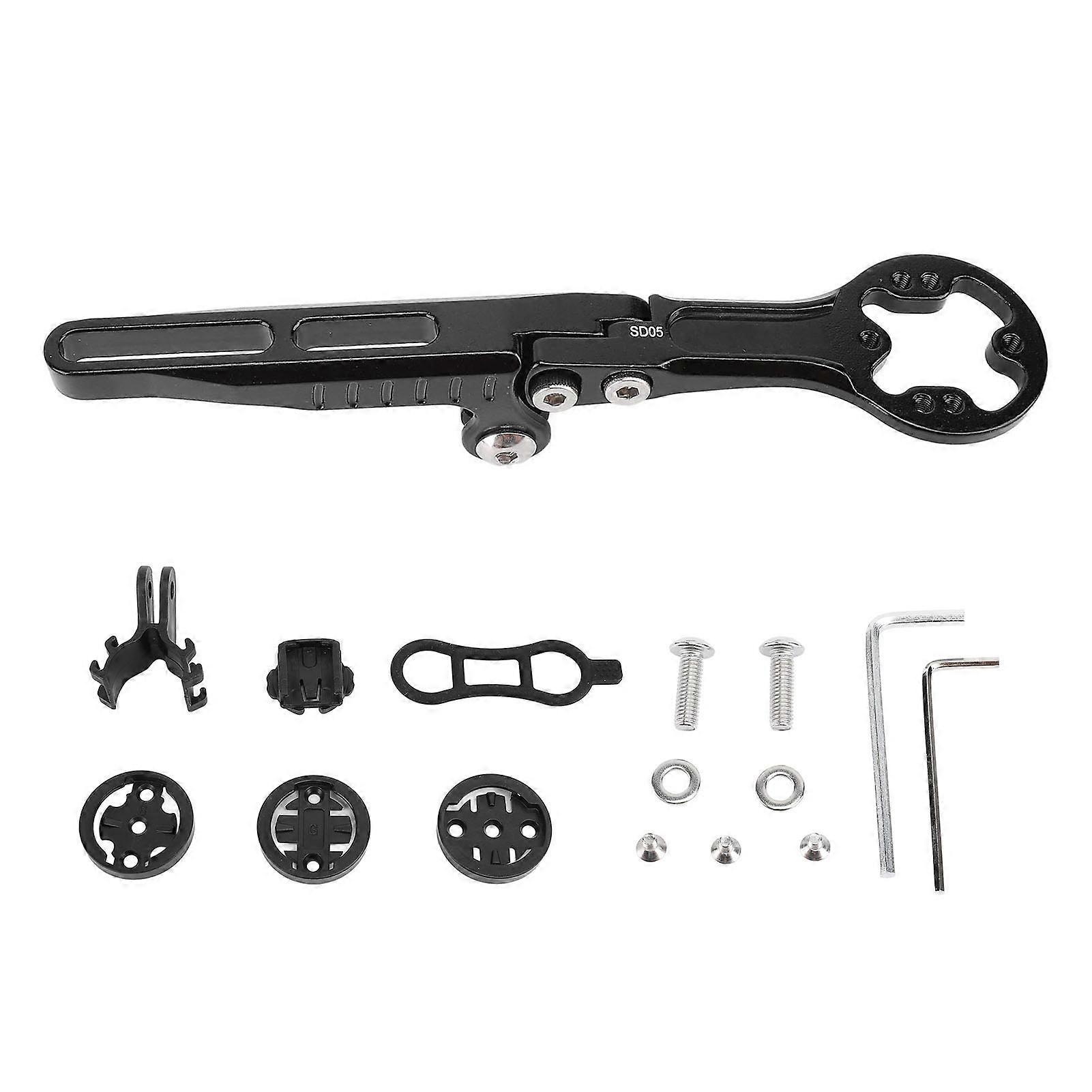 Mount Aluminium Alloy Integrated Shock Weather Proof Extended Computer Bracket for Action Camera Cycling Light