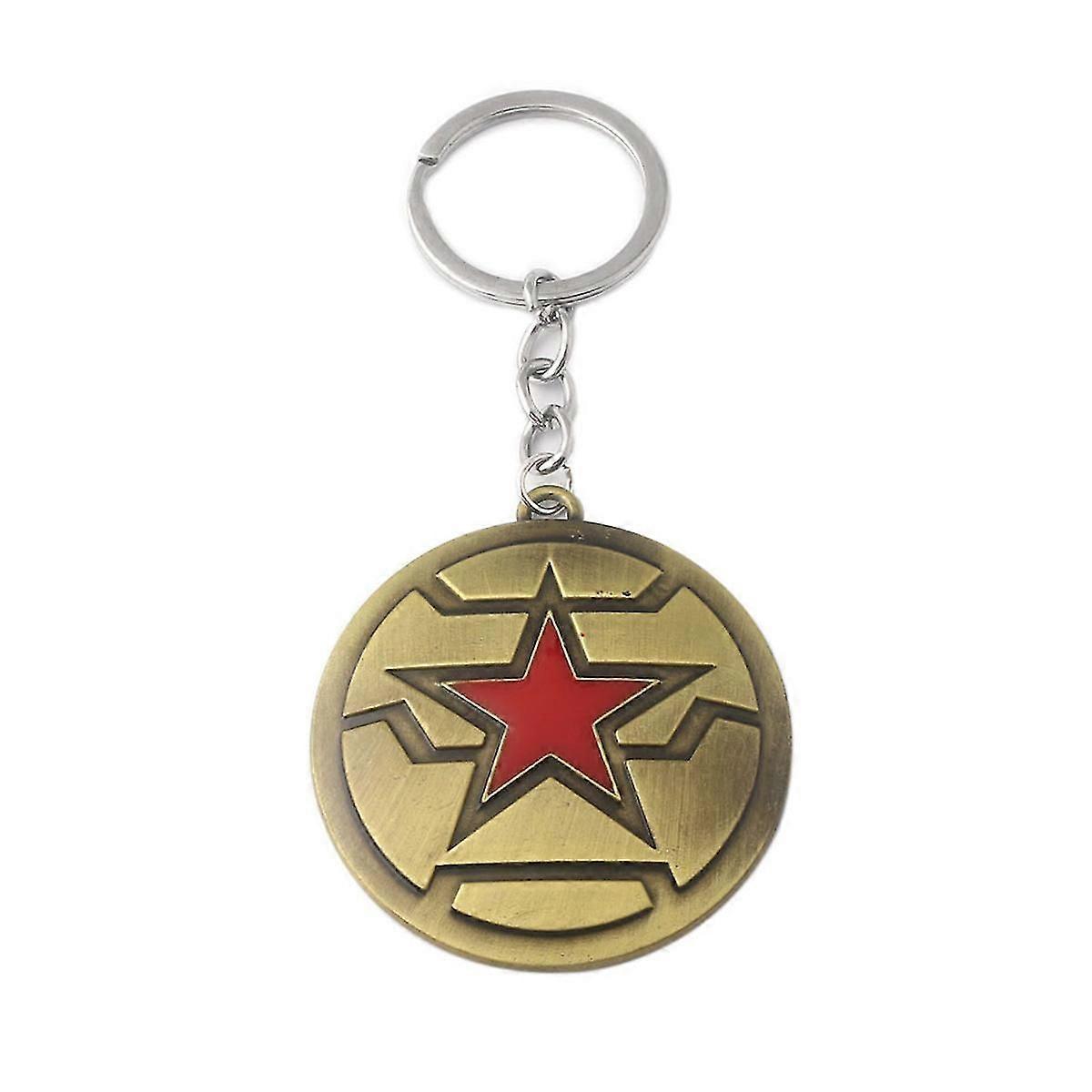 Captains Americas Shield Anime Key Chain Key Ring Bag Pendant Keyring Christmas Gift