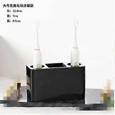 1pc Creative Marble Pattern Resin Multifunction Electric Toothbrush Rack Toothpaste Holder Bathroom Cleaning Brush Storage Box